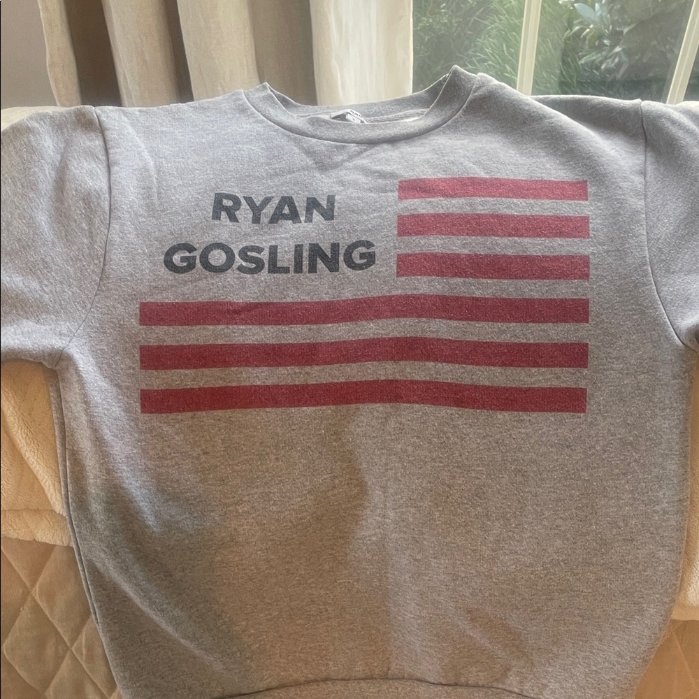 RAD Gray Graphic Men's Sweater SIZE SMALL